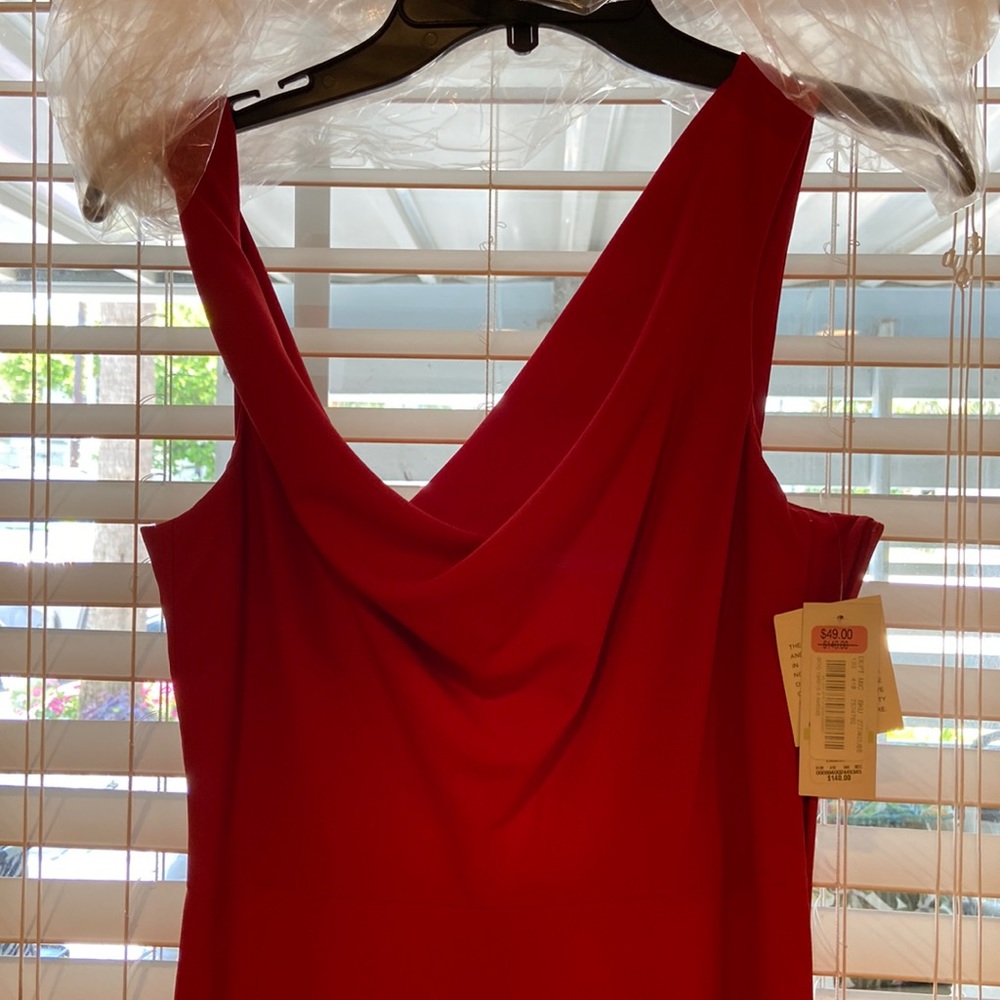 Brand new formal red dress floor length